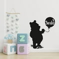 thumbnail image 2 of Smile Cute Winnie The Pooh Silhouette Cute Balloon And Pooh Vinyl Wall Sticker Wall Decal Wall Art Décor Home Room Kids Room Boys Girls Room Winnie Pooh Lover Living Room Decoration Size (20x18 inch), 2 of 3