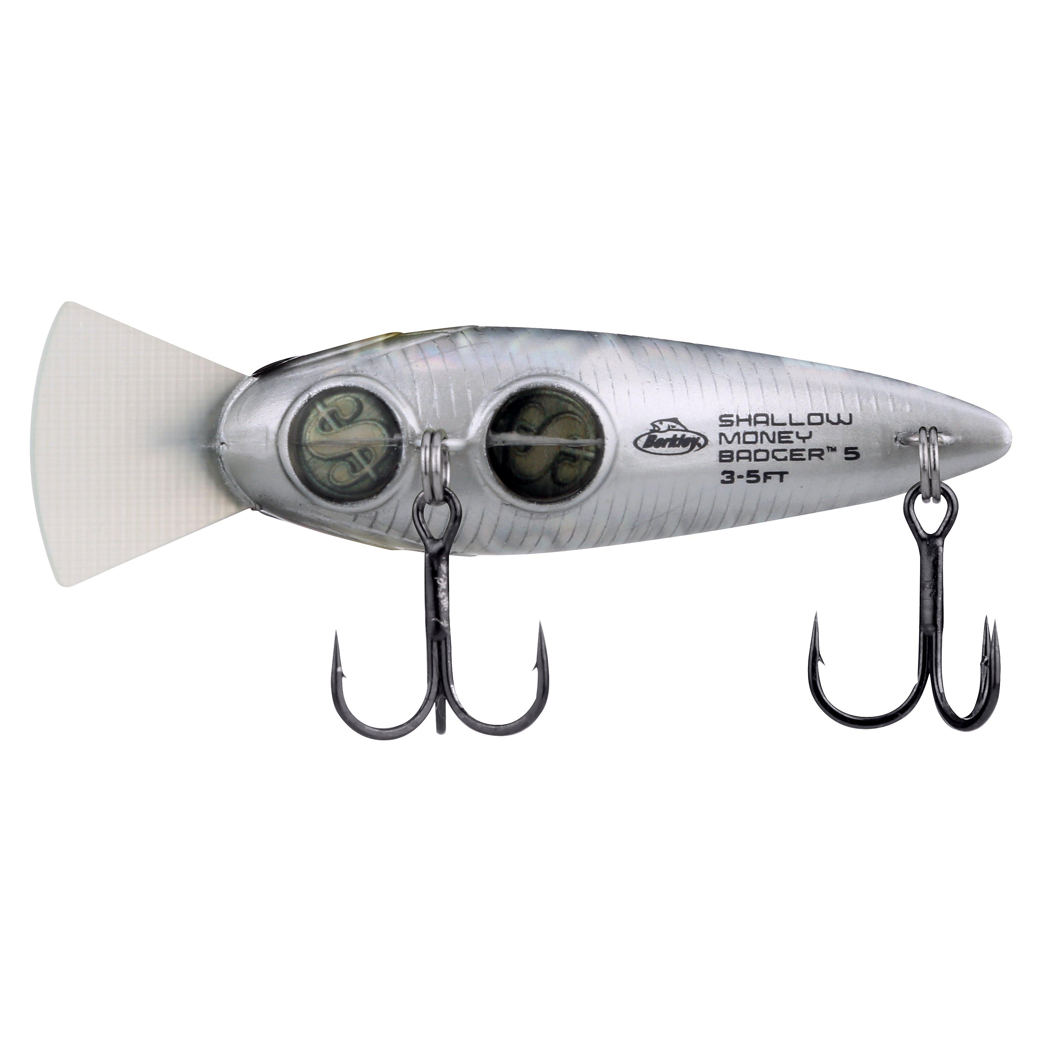 Berkley Shallow Money Badger Fishing Crankbait, 2.1 in, Hybrid Baitfish-Crayfish