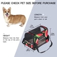 thumbnail image 2 of Watermelon Fabric Dog Carrier - 17x10x11.8 in - Pet Bag with 900D Oxford Cloth, Sherpa Base, and Nylon Webbing Handles - Portable and Comfortable for Travel - Supports Small to Medium, 2 of 7