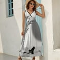 thumbnail image 6 of sumi-e bamboo and japanese koi carp Sleeveless Dress dress summer women luxury woman evening dress luxury dresses, 6 of 6