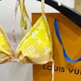 thumbnail image 2 of Louis Vuitton Gradient Lace-up 3-piece women's bikini Outdoor beach, 2 of 6