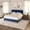 Navy, variant on Artum Hill Piper Light Blue Full Upholstered Bed with a Tufted Headboard