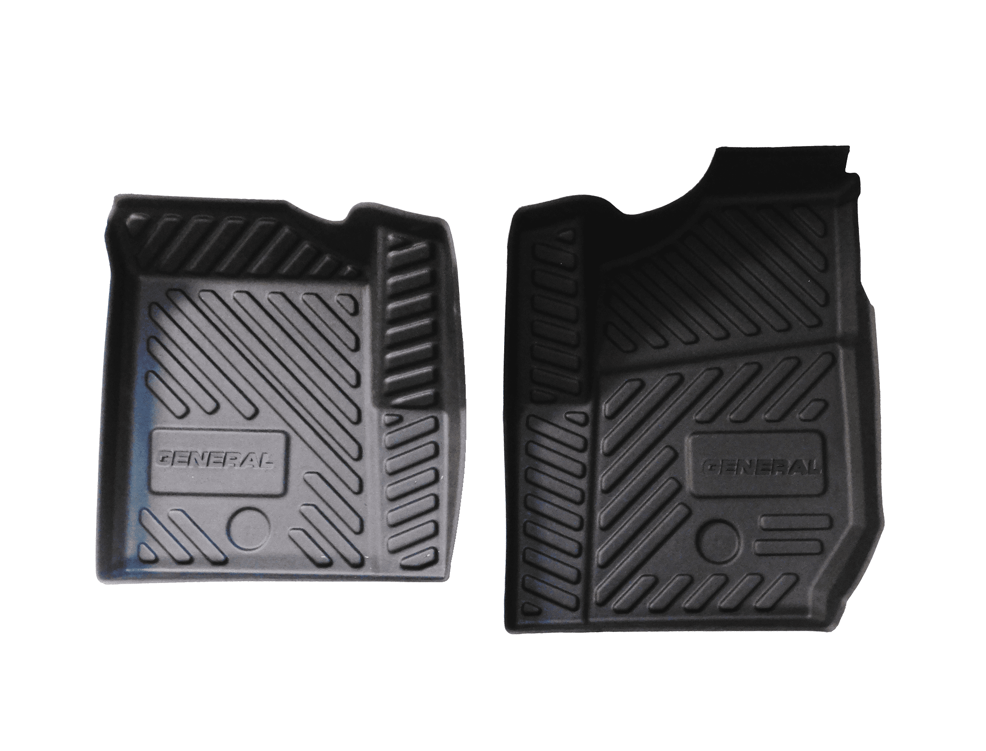 20162021 Polaris General 1000 OEM Molded Front Floor Mats (Set of 2