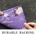 thumbnail image 6 of Purple Butterfly Flower Pattern Door Rugs,Washable Non Slip Door Mats Indoor,Decorative Door Mats,Entry Mat Indoor for Entrance,Bedroom,Kitchen,Bathroom,16"x24", 6 of 6