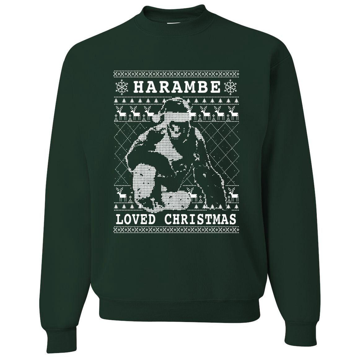 harambe christmas sweater