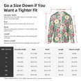 thumbnail image 4 of KLL Rose Flowers Print Men's Women’s UPF 50+ Sun Protection Outdoor Hoodie Jacket Long Sleeve Fishing Hiking Performance Shirt-Large, 4 of 6