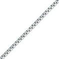 thumbnail image 2 of Marisol & Poppy Sterling Silver Box Chain Necklace 18" For Men & Women, Adults & Teens, 2 of 4