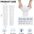 thumbnail image 3 of Lace Arm Sleeves For Women Wedding Sleeve, Floral Long Fingerless Lace Gloves for Bridal Party Prom Costume, 3 of 8