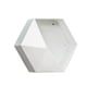 thumbnail image 3 of Maceta moderna de pared para flores, contenedor decorativo para plantas. Blanco 35cm, 3 of 9