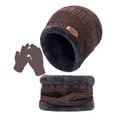 thumbnail image 1 of Bufanda, Gorro Y Guantes Tejidos Térmicos, 4 Uds., 1 of 8