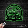 thumbnail image 3 of Handmadetneonsign Pontoon Boat Metal Wall Art Light, Boat Metal Sign Wall Decor, Sailor House Metal Decor 50356, 3 of 5