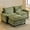 Olive Green 87" W, variant on Ktaxon 122" W L Shaped Sectional Sofa, Modern Chenille Deep Seat Cloud Couch with Movable Chaise, Plush Living Room Couches for Apartment, 3-Seater Light Brown