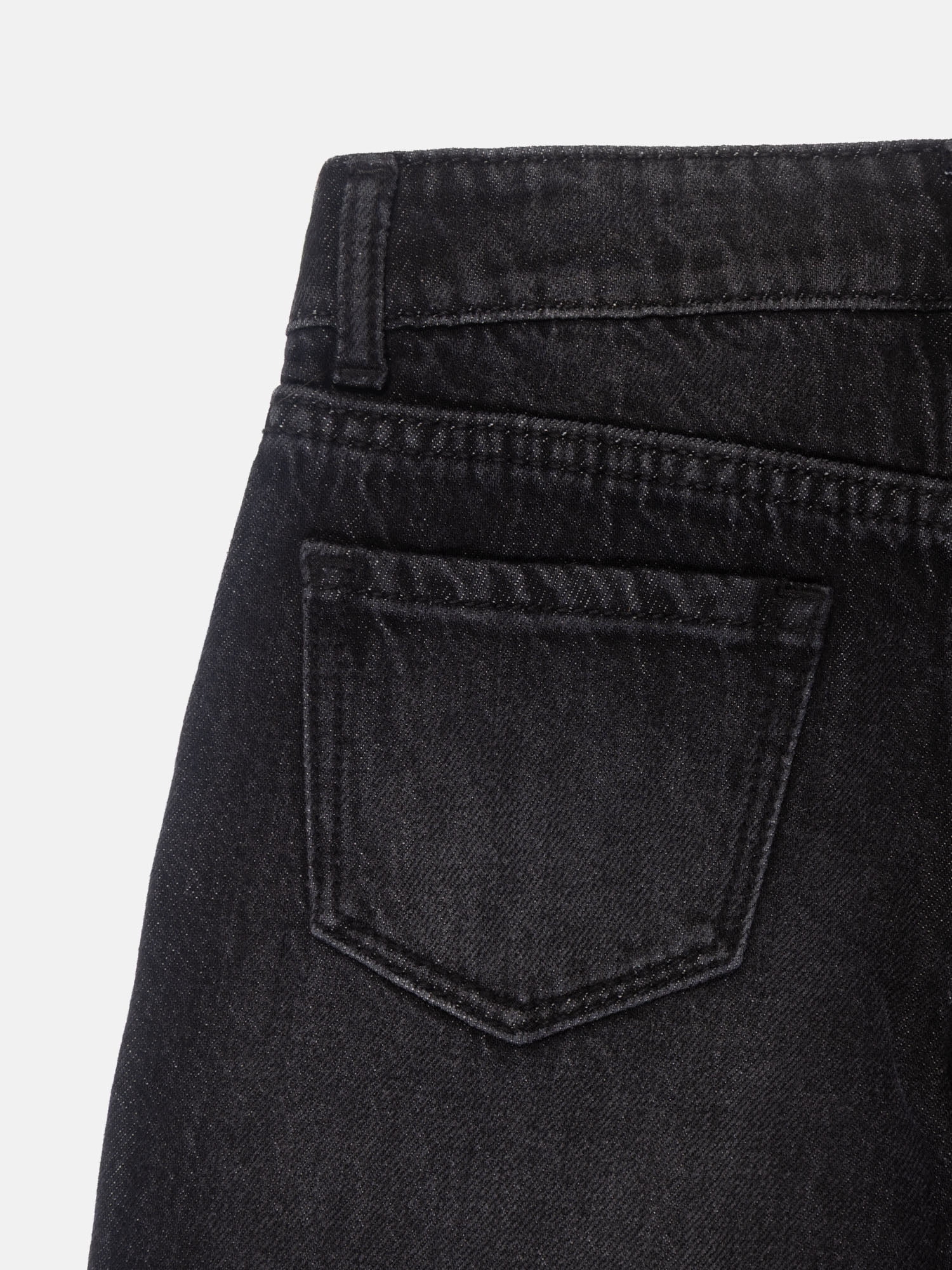 Wonder Nation Girls Crossover Waist Wide Leg Jeans, Sizes 5-18