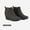 GREY/SUEDE, variant on Women's Winter Warm Booties Low Wedge Ankle Boots Round Toe Suede Zip Boots Double Grey/Suede Size 8