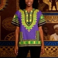 thumbnail image 5 of CONZONE Men's African T-Shirts Short Sleeve T Shirts for Men Casual Crew Neck Traditional Graphic Lightweight Tees Soft Cozy Athletic Tops, 5 of 7