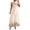 Beige, variant on CIENVNSTG Women's Fashion A-Line Summer Dress Casual Flowy Dress for Everyday Wear