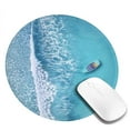 thumbnail image 2 of Disketp Waves And Boats On The Beach Small Mouse Pad 7.9x7.9 Inches,Washable Round Mousepad For Office Laptop Computer,Non-Slip Rubber Base Mouse Pads For Wireless Mouse, 2 of 9