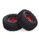 thumbnail image 4 of 2PCS High Grip 2.2 Pulgadas RC Goma Neumático Aleación Beadlock, 4 of 7