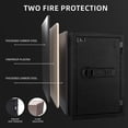 thumbnail image 4 of TigerKing 4.0 Cu ft Fireproof Safe Box with Digital Keypad Lock, Steel Security Box for Home Office Money Documents, 4 of 7
