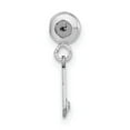 thumbnail image 2 of Sterling Silver MeMi Letter D w/Swarovski Crystal Charm Pendant, 2 of 4