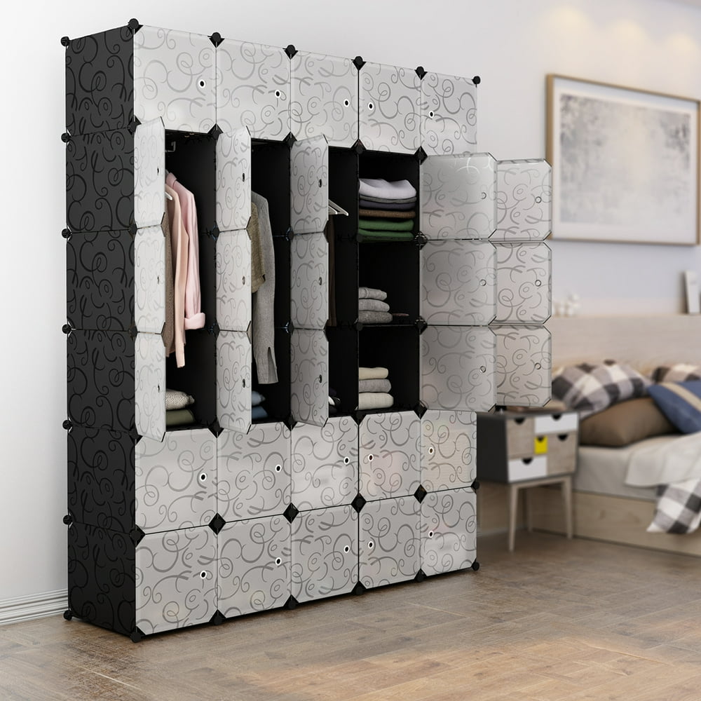 LANGRIA 30Cube DIY Modular Shelving Storage Organizer Extra Large