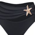 thumbnail image 4 of QURATI Swimwear Swimsuit Long Skirt Three Piece Bikini Women'S Swimsuit Black L, 4 of 6