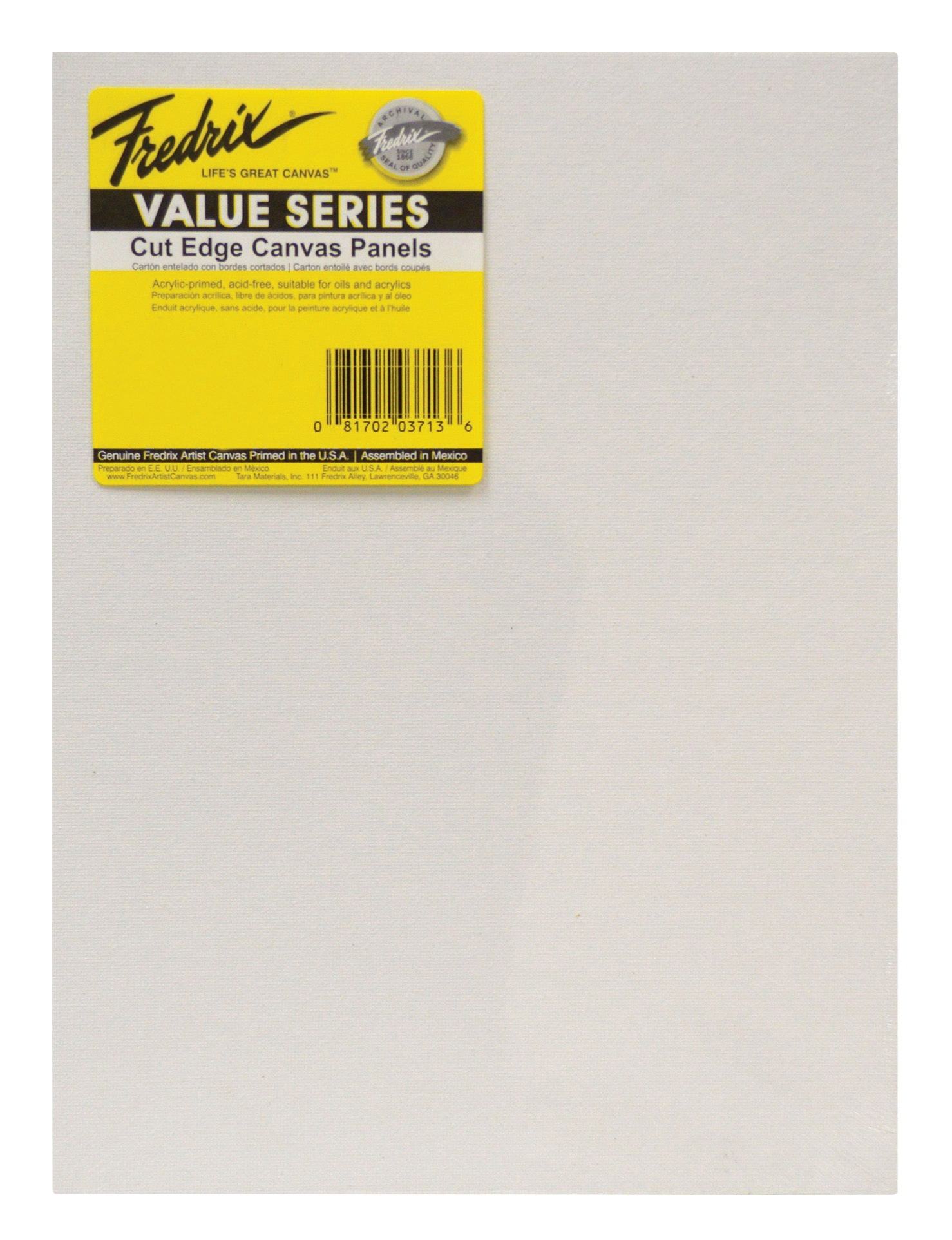 Triple Acrylic Primed Canvas on a Wood Frame 9” x 12” Canvas for Oil or Acrylic Paints Darice Studio 71 Medium Weight Traditional Stretched Canvas