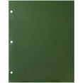 thumbnail image 5 of JAM Paper Glossy 3 Hole Punch Folders, Green, 50/Pack, 5 of 5