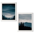 thumbnail image 2 of Gango Home Decor Blue Mountains IV & VII; Two 12x16in Art Prints in White Frames, 2 of 6