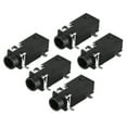 thumbnail image 1 of Unique Bargains 3.5 mm Audio Jack Connector PCB Mount Female Socket 5 Pin PJ-328 5pcs, 1 of 4