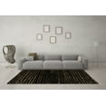 thumbnail image 3 of Ahgly Company Indoor Rectangle Abstract Brown Modern Area Rugs, 4' x 6', 3 of 4