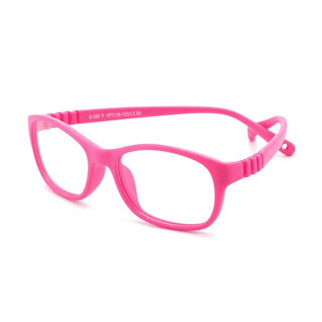 Gafas deportivas cuadradas de silicona personalizadas y a la moda para niños, antiazules, cómodas con espejo para computadora