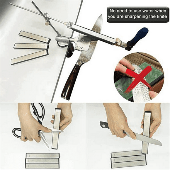 4Pcs Diamond Knife Sharpener for Knife Sharpener Fixed-Angle.Whetstone Set: 240/400/1000/2000Grit