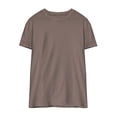 thumbnail image 4 of Men's Slim Fit Shirts Short Sleeve Workout Gym T-Shirt Running Tops Cool Quick Dry Sports Base Layer Athletic Undershirts Coffee, 4 of 4