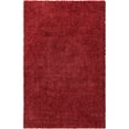 thumbnail image 3 of Unique Loom Davos Shag Collection Area Rug - Solid (3' 3" x 5' 3" Rectangle Poppy), 3 of 7