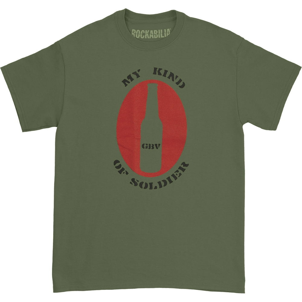 Guided By Voices Guided By Voices Men s Soldier T shirt Green guided-by-voices-guided-by-voices-men-s-soldier-t-shirt-green