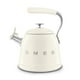 thumbnail image 1 of Hervidor de Estufa Retro SMEG 2.3L Crema con Silbato, 1 of 9