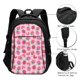 thumbnail image 3 of Fotbe Haear Strawberry Mochila con Estampado y Puerto USB para Hombre y Mujer, Mochila Antirrobo, Mochila de Viaje, Mochila Escolar, Mochila Universitaria, 3 of 7