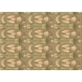 thumbnail image 1 of Ahgly Company Tapis d'Intérieur Lavables en Machine Rectangle Transitionnel Orange Jaune, 7' x 10', 1 of 7