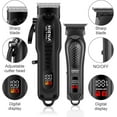 thumbnail image 4 of HIENA PRO Professional Hair Clippers Set, Cordless Hair Clipper for Barber Clippers and Trimmer Set LED Display Haircut Set for Home, Rechargeable for Men (Black3), 4 of 10