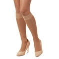 thumbnail image 4 of MeMoi Women's Perfect 40 Semi-Opaque Knee High Sock - Womens - Female, One Size, Honey, 4 of 4