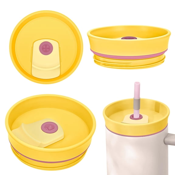 Tumbler Lid Replacement for Owala 40oz, Spill Proof Cover