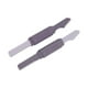 thumbnail image 3 of Recortador de cejas NikouMX 2 uds acero inoxidable Cuchilla para mujeres, 3 of 8