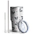 thumbnail image 2 of 30oz French Bulldog Tumblers Stainless Steel Tumbler with Lid and Straw,Vacuum Insulated Double Wall Travel Tumbler Cups Mug with Cleaning Brush for Coffee,Tea, 2 of 7