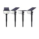 thumbnail image 3 of Trajes de lámpara al aire libre Irfora 4PCS Foco solar LED Ajustable 2 en 1 Luces de estaca de paisaje Luz de pared Luces impermeables al aire libre para boda Fiesta Patio Pasarela Lámpara de decorac, 3 of 7