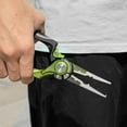 thumbnail image 3 of TRUSCEND Lockable Fishing Pliers with High Tungsten Cutter, Innovative Ergonomic Handy Handle, Saltwater Corrosion Resistant Teflon Coated Fishing Tool, Super Light Multi-Function Fishing Gifts, 3 of 7