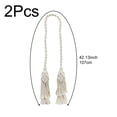 thumbnail image 2 of Tassel Curtain Tieback Cotton Rope Tie Back Holdback Hanging Pendants For Home Bedroom Office Window Decoration, 2 of 7