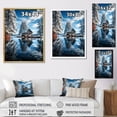 thumbnail image 4 of Designart "Lake Calm Retreat" Cottage Floater Framed Wall Decor, 4 of 7