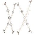 thumbnail image 4 of SHISUYAN 4pcs Vintage Sweater Clips Shawl Pearl Clips Coat Collar Buckles Cardigan Clips, 4 of 5