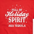 thumbnail image 3 of Instant Message - Full Of Holiday Spirit Funny Christmas - Men's Short Sleeve Graphic T-Shirt, 3 of 6